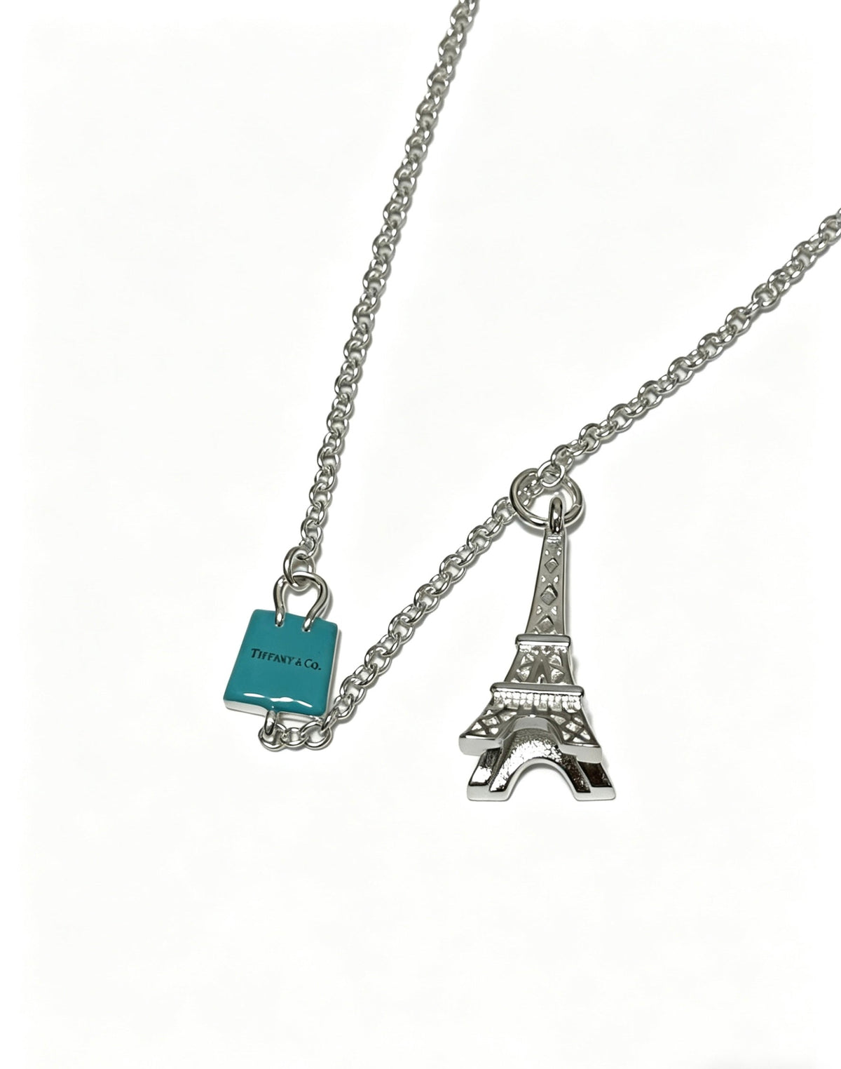 Martin Graham pendant necklace in polished metal-tone – detail view