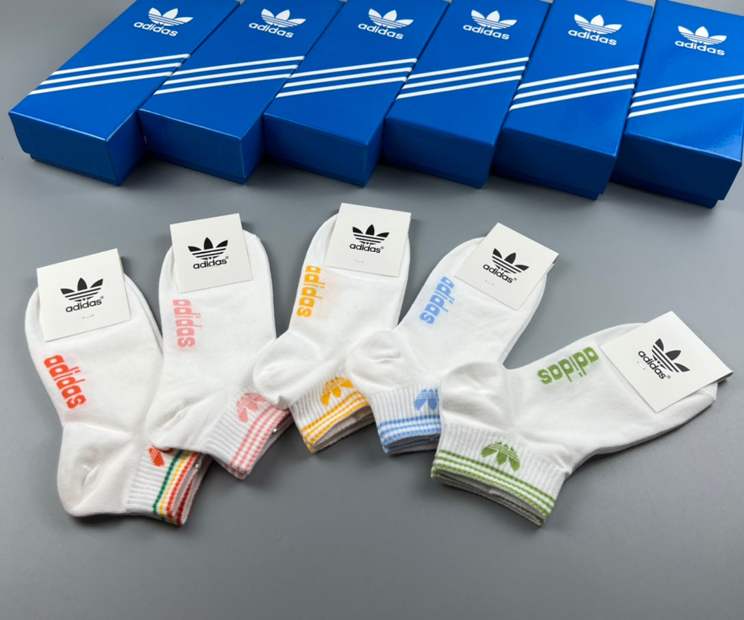 Adidas Cotton Breathable Socks – 5-Pair Pack