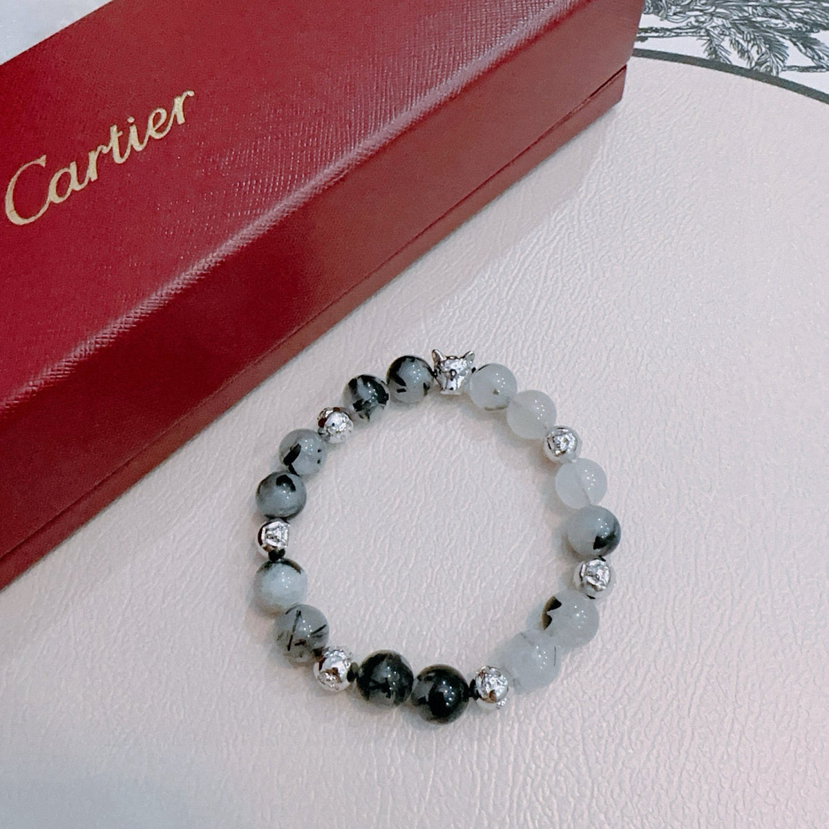 Martin Graham bracelet in polished metal-tone – detail view