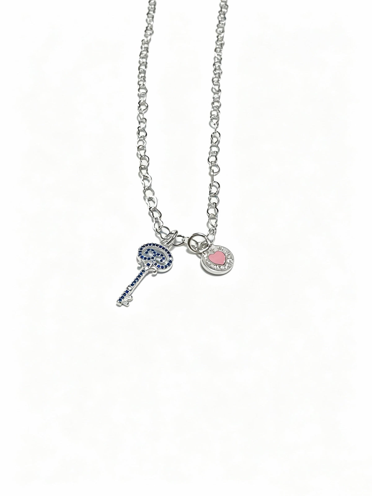 Martin Graham pendant necklace in polished metal-tone – detail view