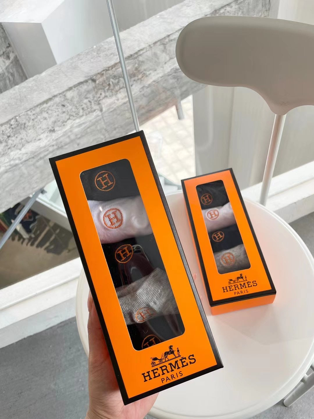 Hermes Massage Short Socks - 5-Pair Set