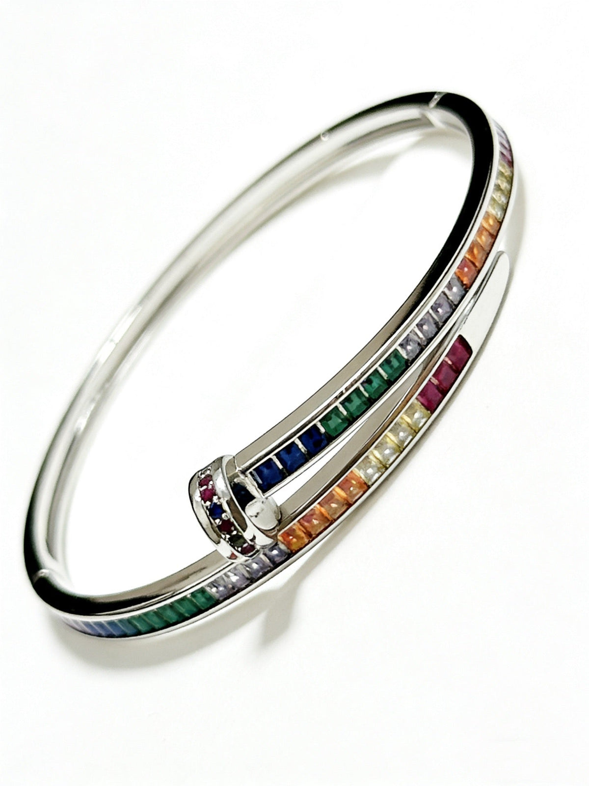 Martin Graham bracelet in polished metal-tone – detail view