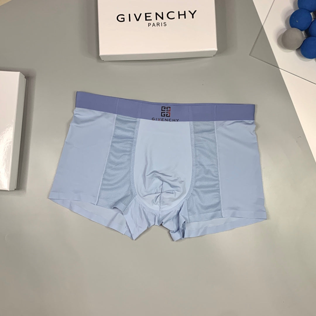 Givenchy Clean Logo Waistbands Men's Boxer Briefs - 3-Piece Box