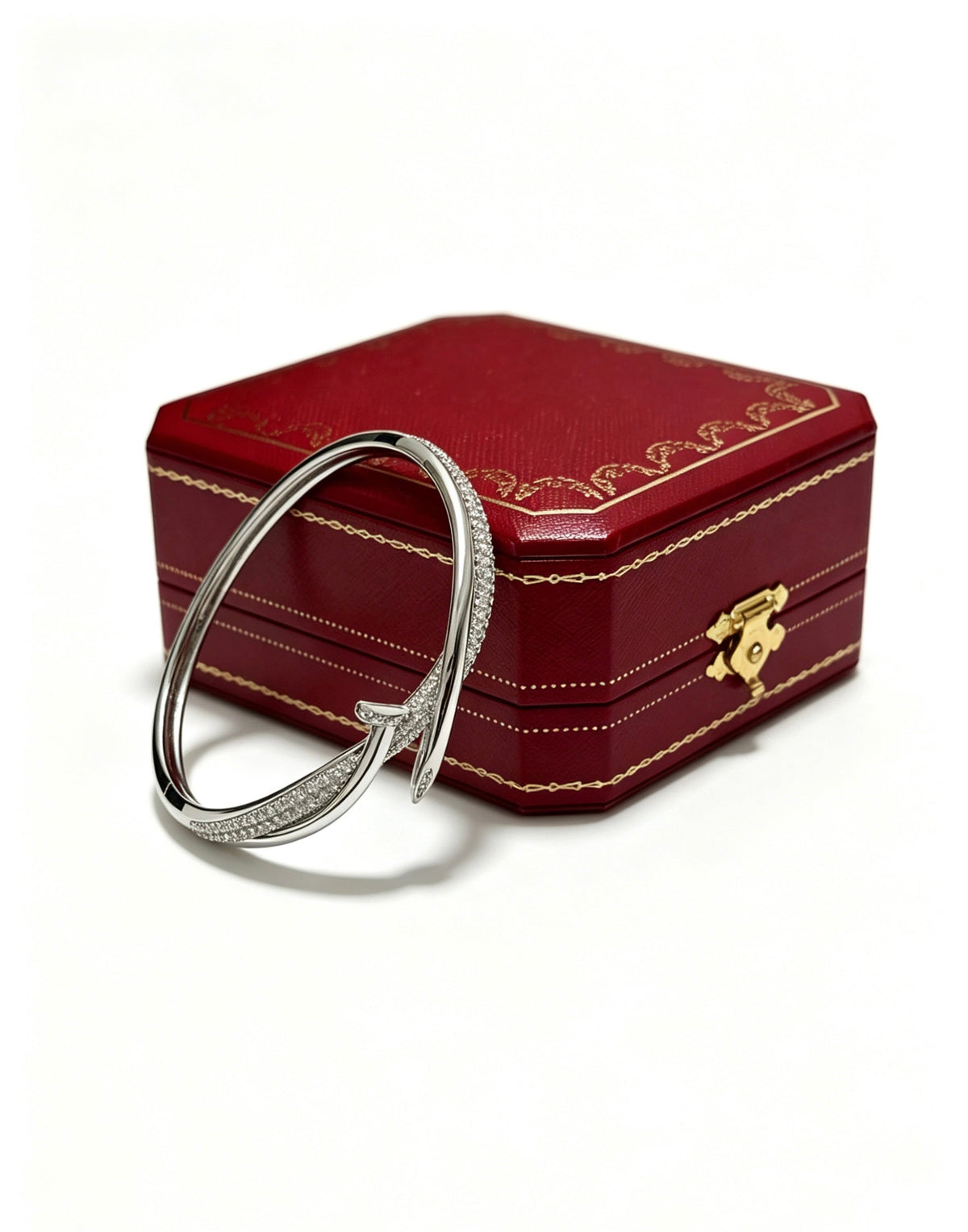 Martin Graham bracelet in polished metal-tone – detail view