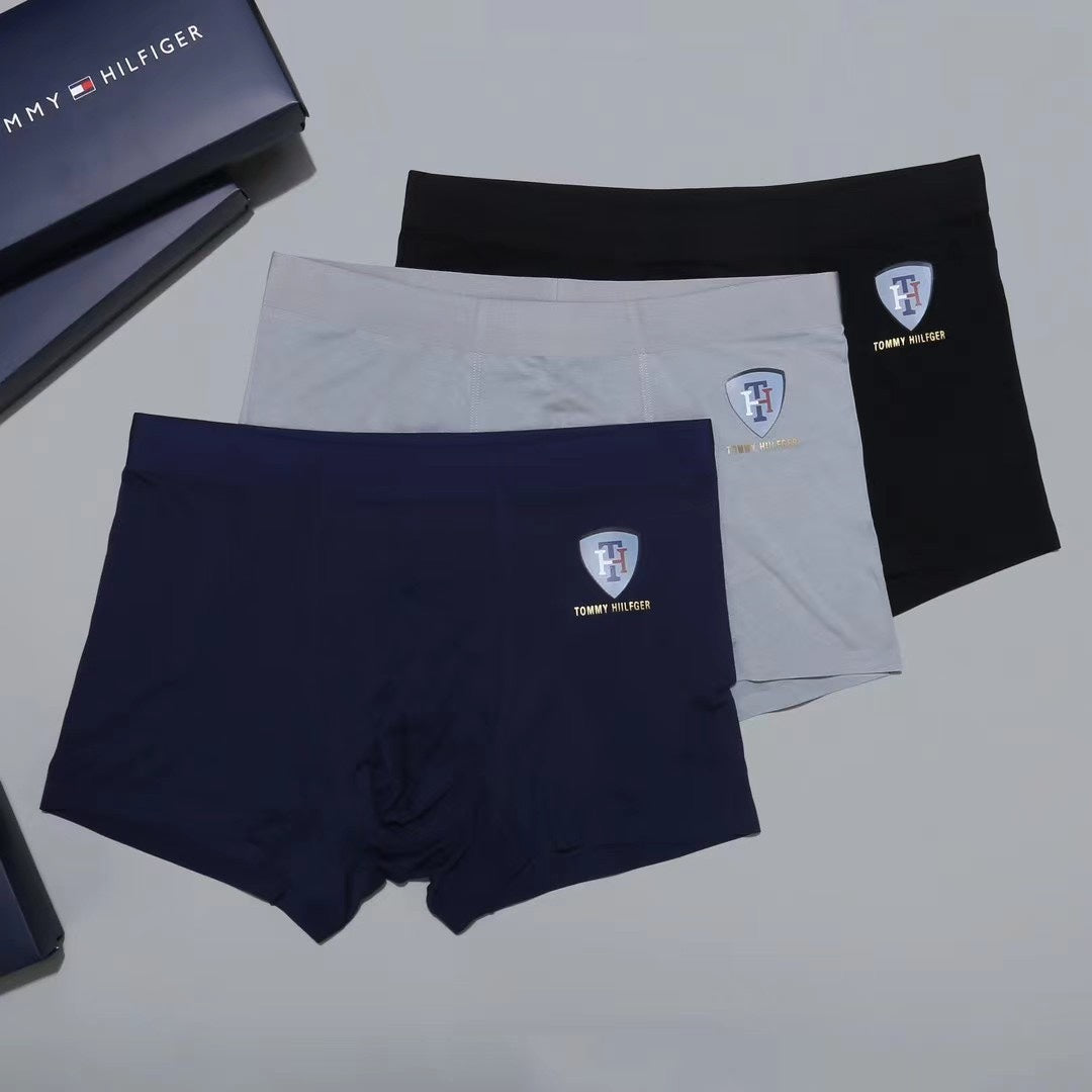 Tommy Hilfiger Crest Men's Trunk Underwear - 3-Piece Box