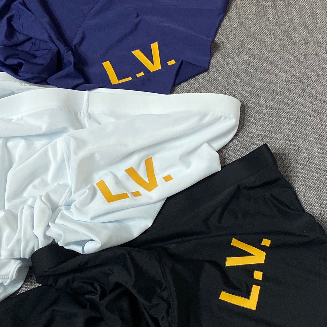 Louis Vuitton Gold-Tone Initial Details Men's Boxer Briefs - 3-Piece Box