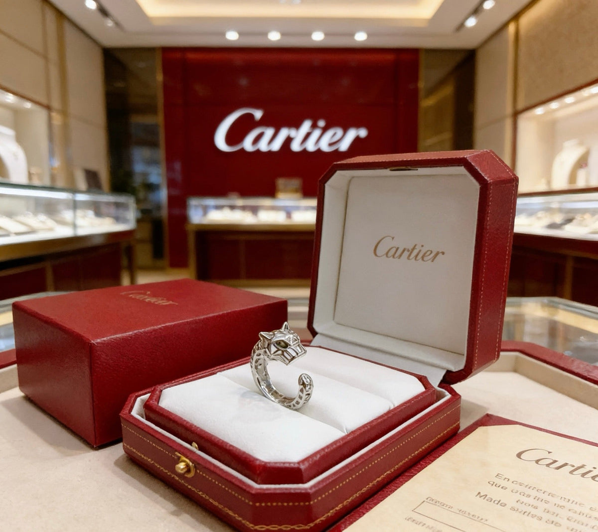Martin Graham ring in polished metal-tone – detail view