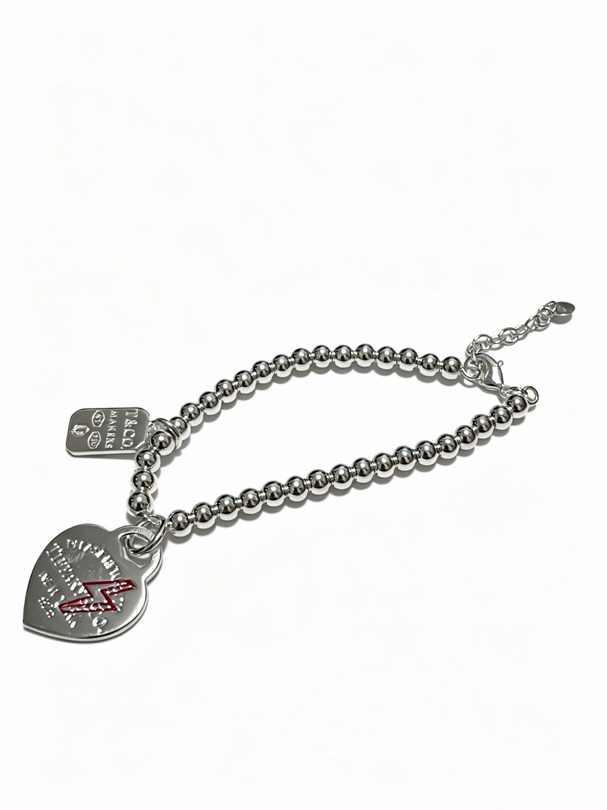 Martin Graham bracelet in polished metal-tone – detail view