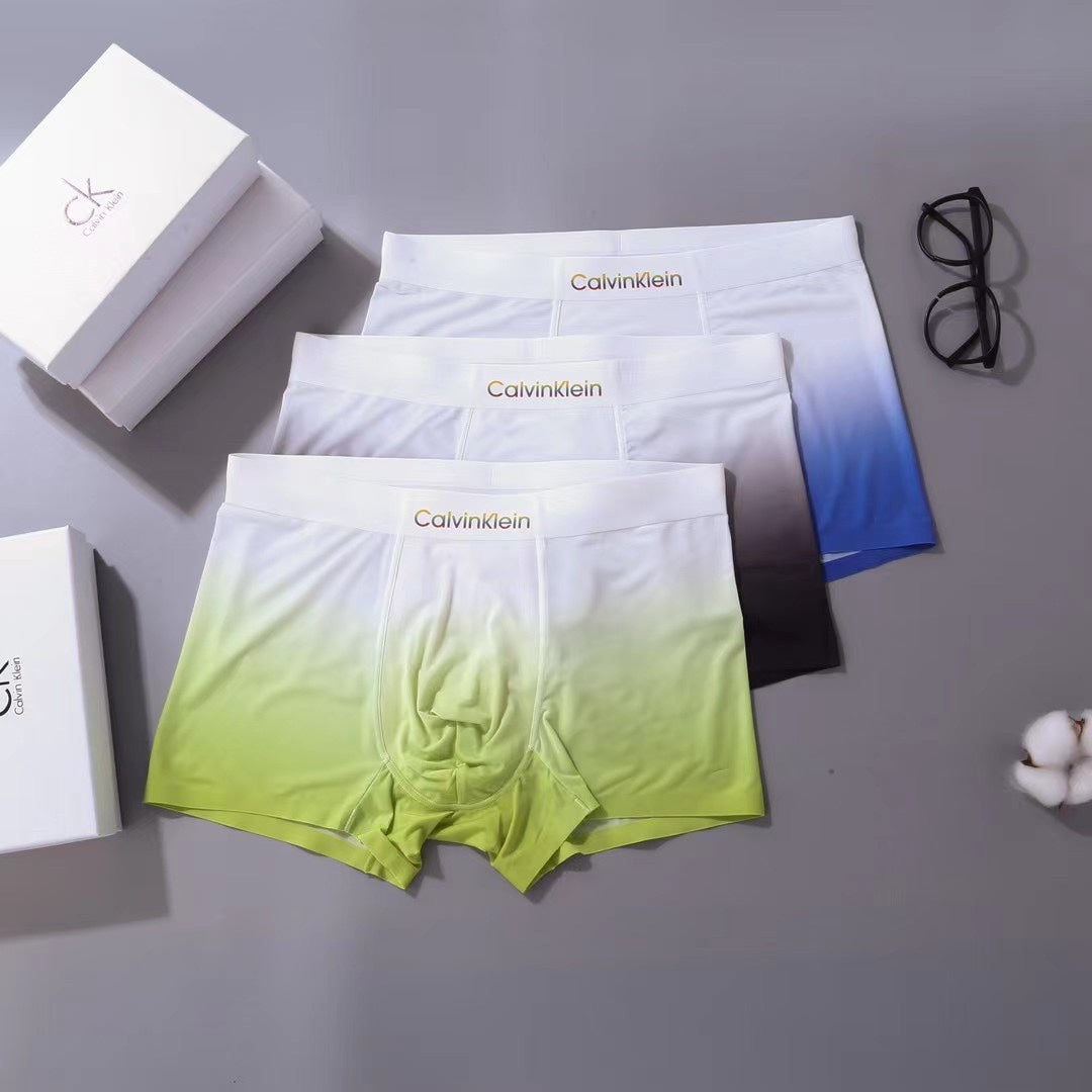 Calvin Klein Broad Logo Waistbands Men's Boxer Briefs - 3-Piece Box
