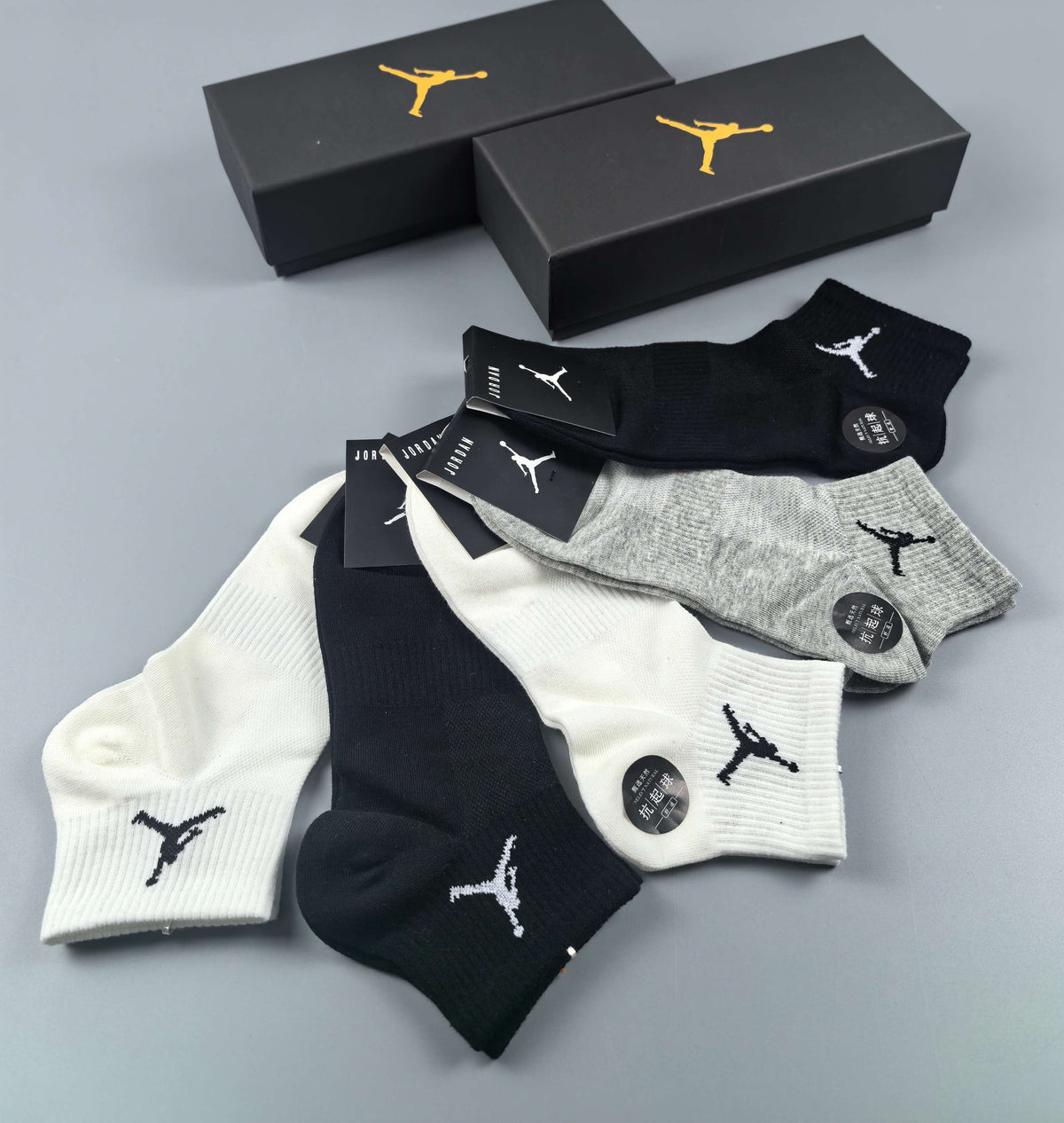 Jordan Cotton Breathable Socks – 5-Pair Pack