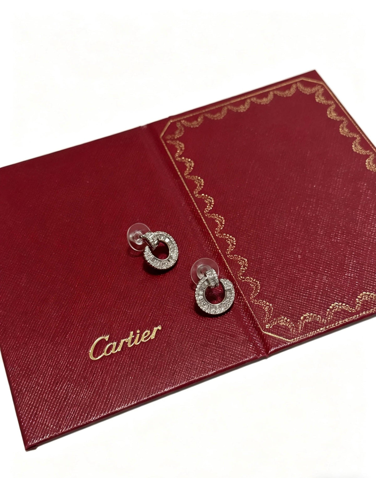 Martin Graham earrings in polished metal-tone – detail view