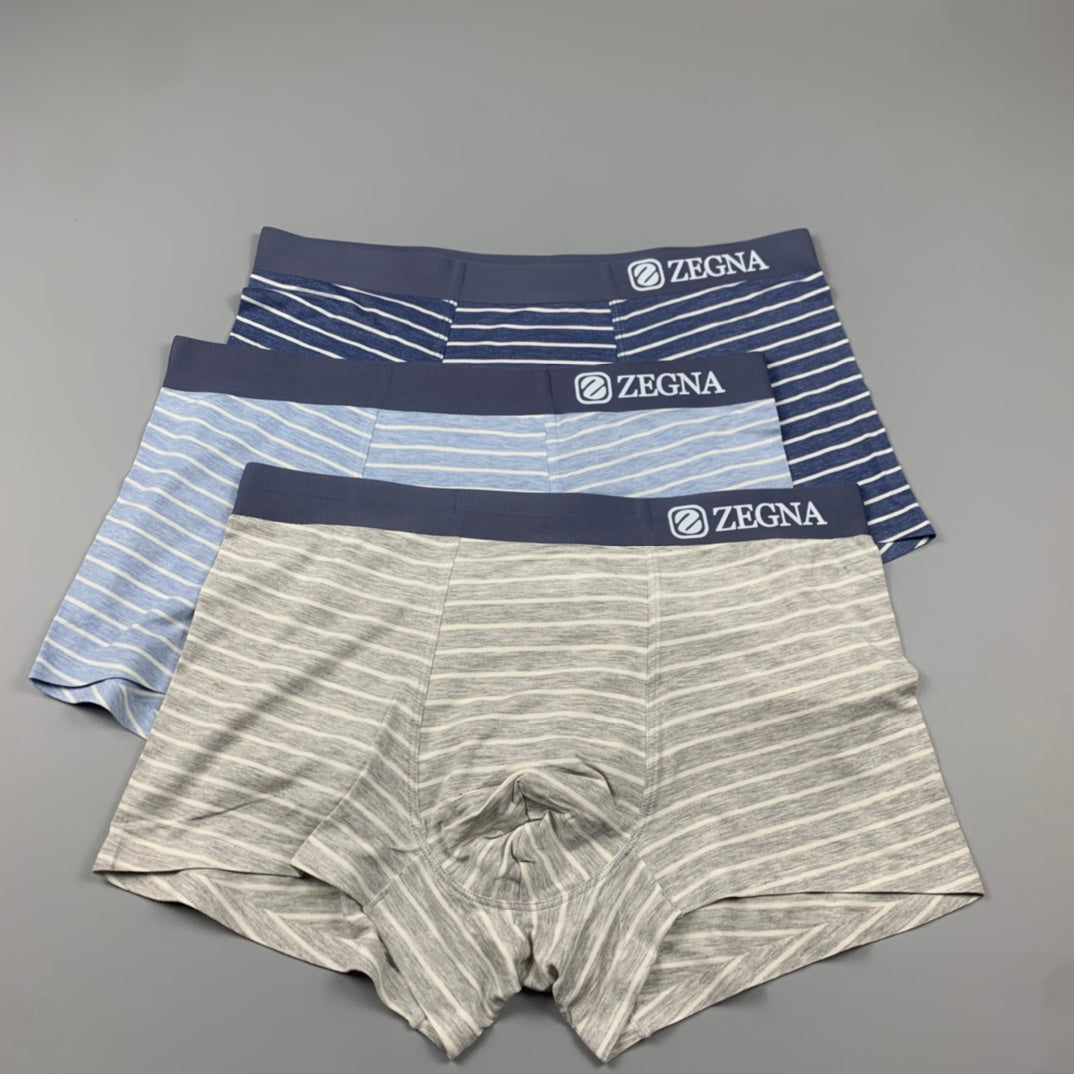 Zegna Men's Boxer Briefs - 3-Piece Box - Sizes L-XXXL
