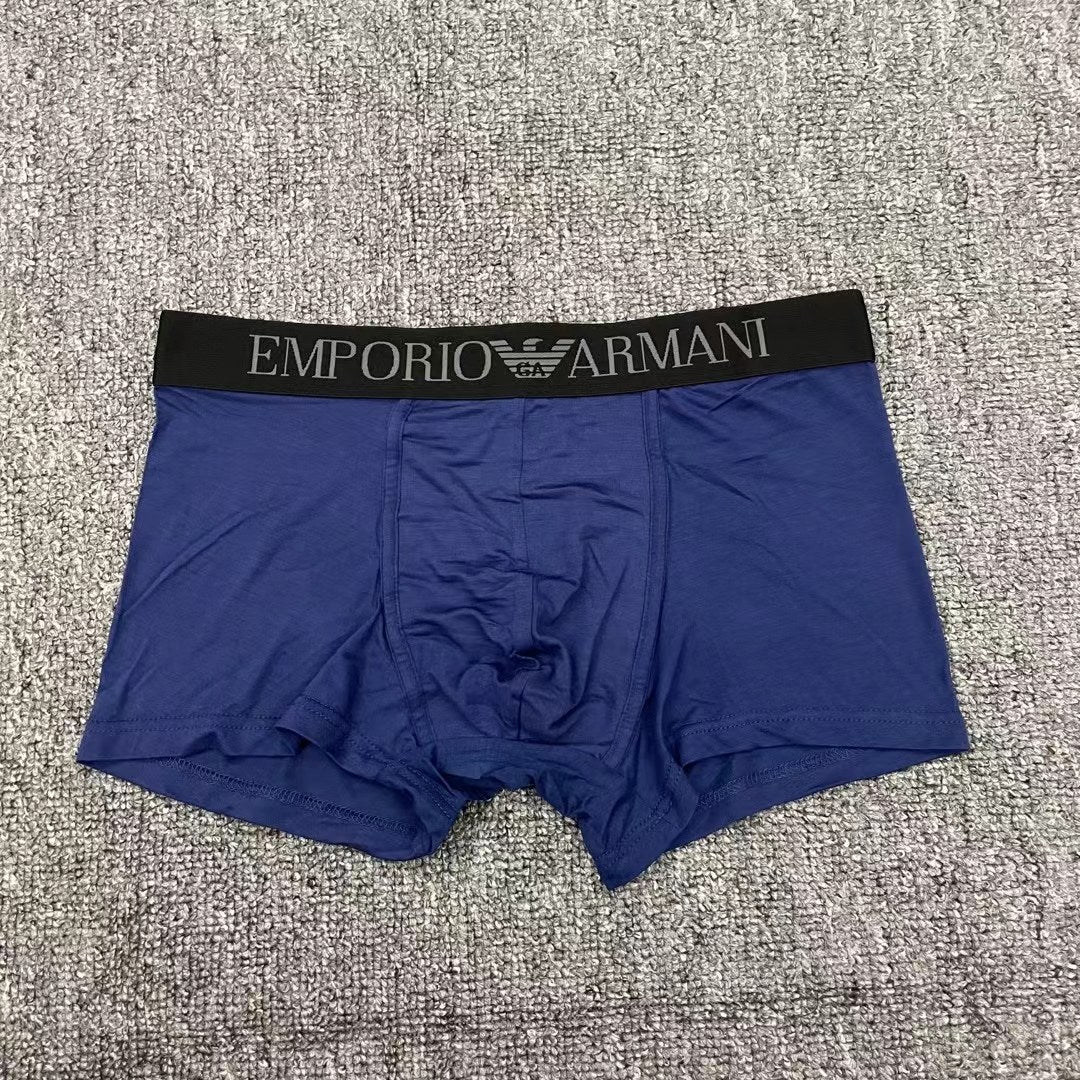 Emporio Armani Seven-Colour Men's Trunk Underwear - 3-Piece Box