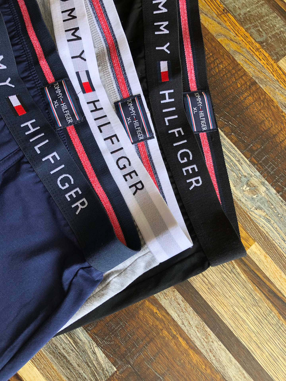 Tommy Hilfiger Combed cotton Broad Contrast Logo Waistbands Men's Boxer Briefs - 3-Piece Box