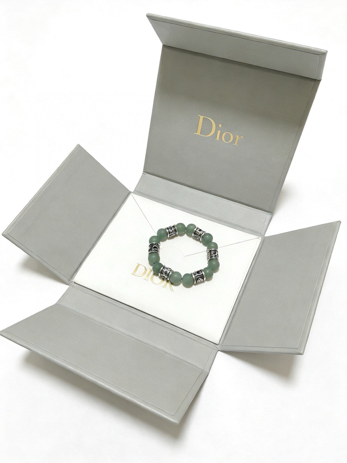 Martin Graham bracelet in polished metal-tone – detail view
