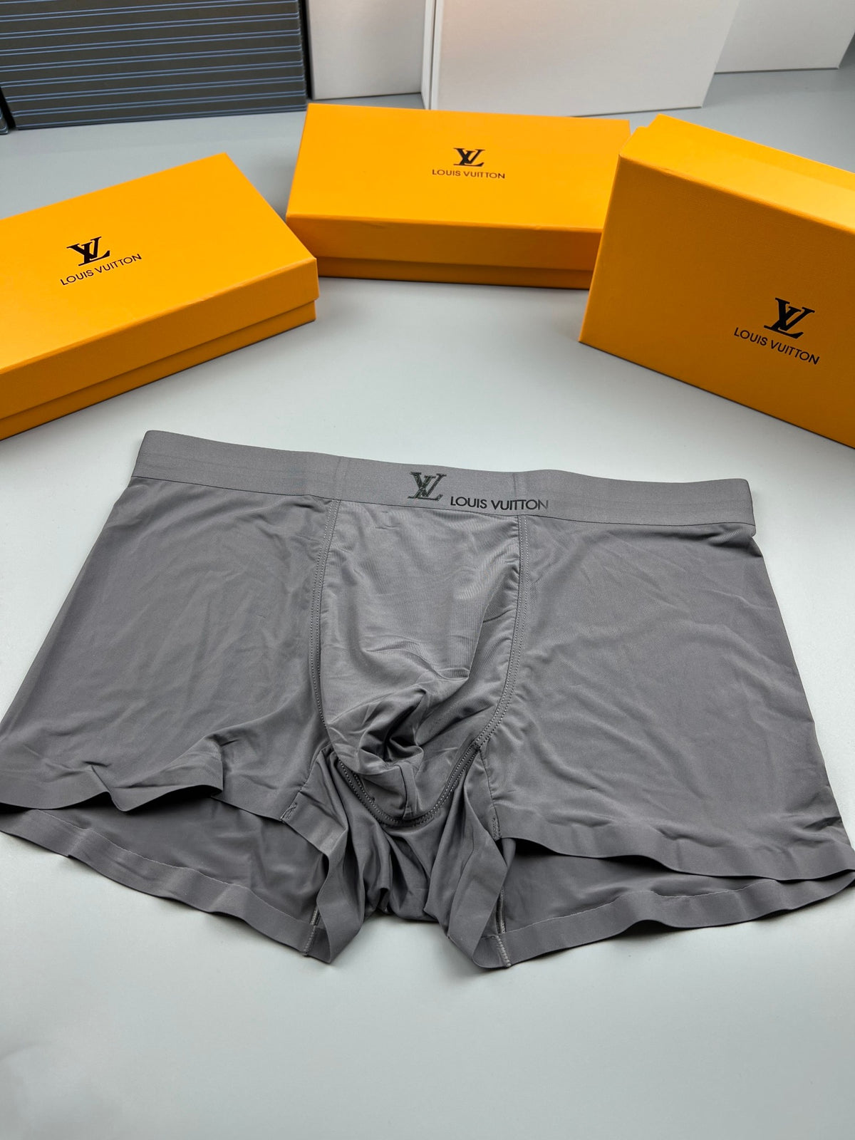 Louis Vuitton Clean Tonal Waistbands Men's Boxer Briefs - 3-Piece Box