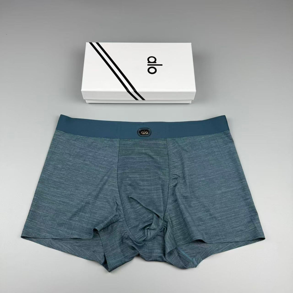 Alo Logo Detail Men's Boxer Briefs - 3-Piece Box