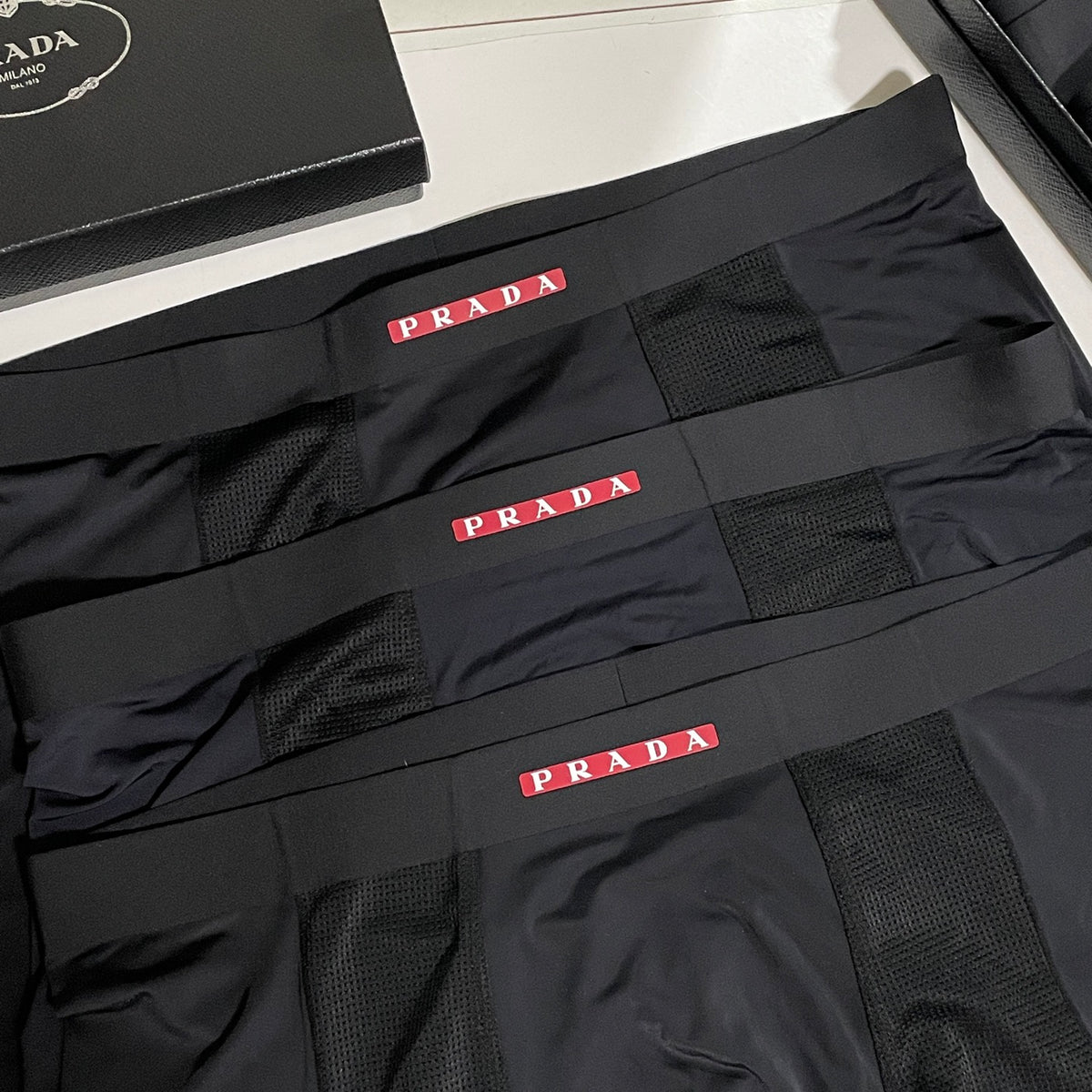 Prada Men's Boxer Briefs - 3-Piece Box