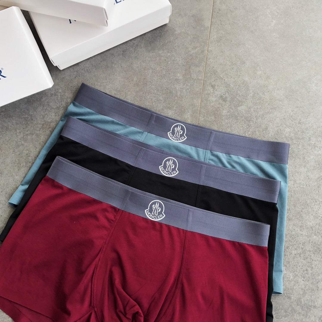 Moncler Modal Men's Boxer Briefs - 3-Piece Box - Sizes L-XXXL