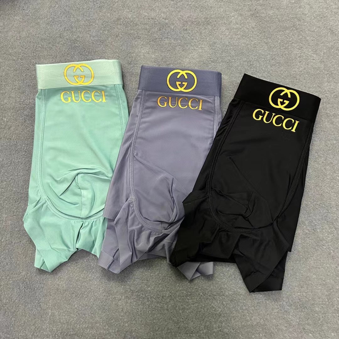 Gucci 91/9 Modal-Spandex Men's Boxer Briefs - 3-Piece Box - Sizes L-XXXL