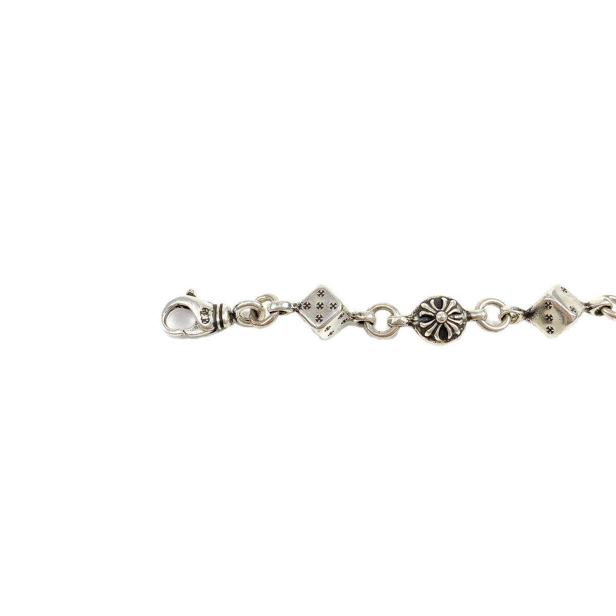 Martin Graham bracelet in polished metal-tone – side detail