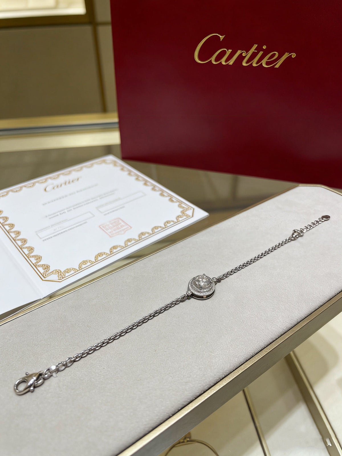 Martin Graham bracelet in polished metal-tone – side detail
