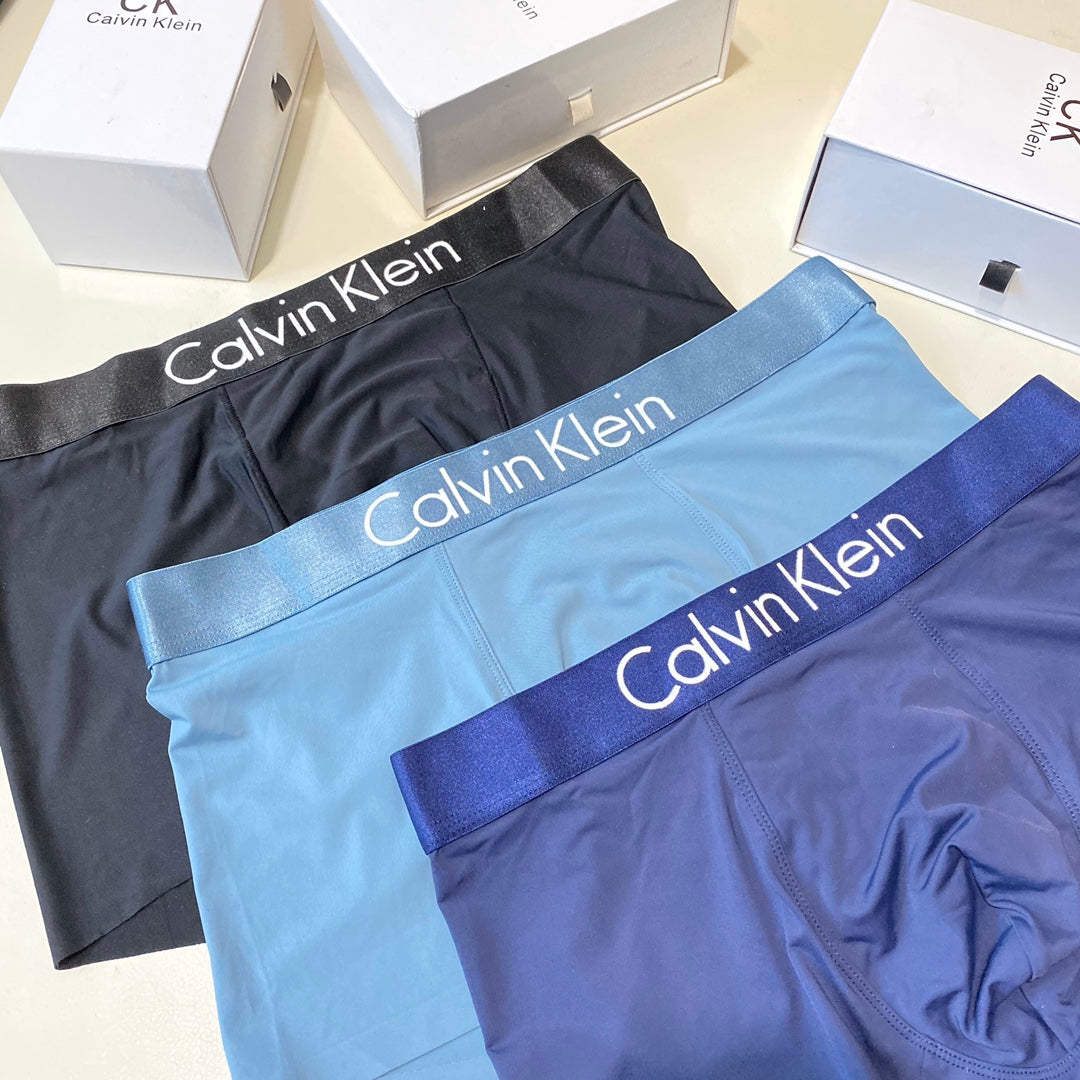 Calvin Klein Ice-Silk Men's Boxer Briefs - 3-Piece Box - Sizes L-XXL