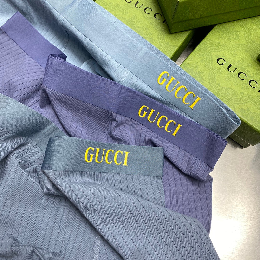 Gucci Cotton Men's Boxer Briefs - 3-Piece Box - Sizes L-XXXL