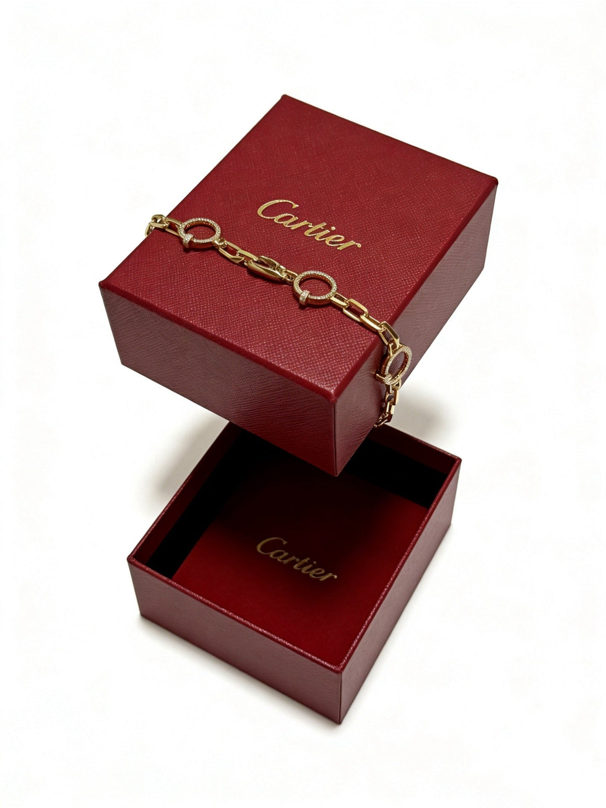 Martin Graham bracelet in polished metal-tone – side detail