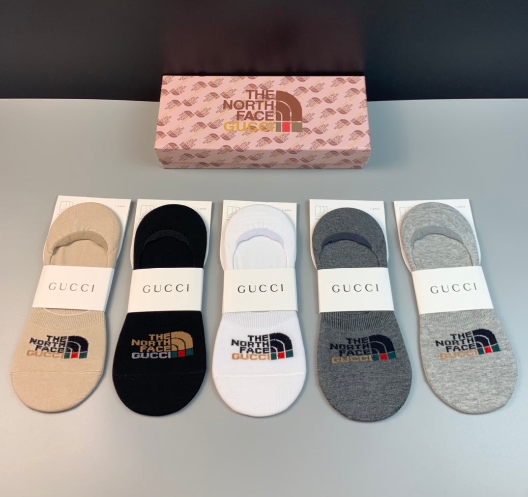 Gucci Gucci x The North Face No-Show Socks - Box of 5 Pairs