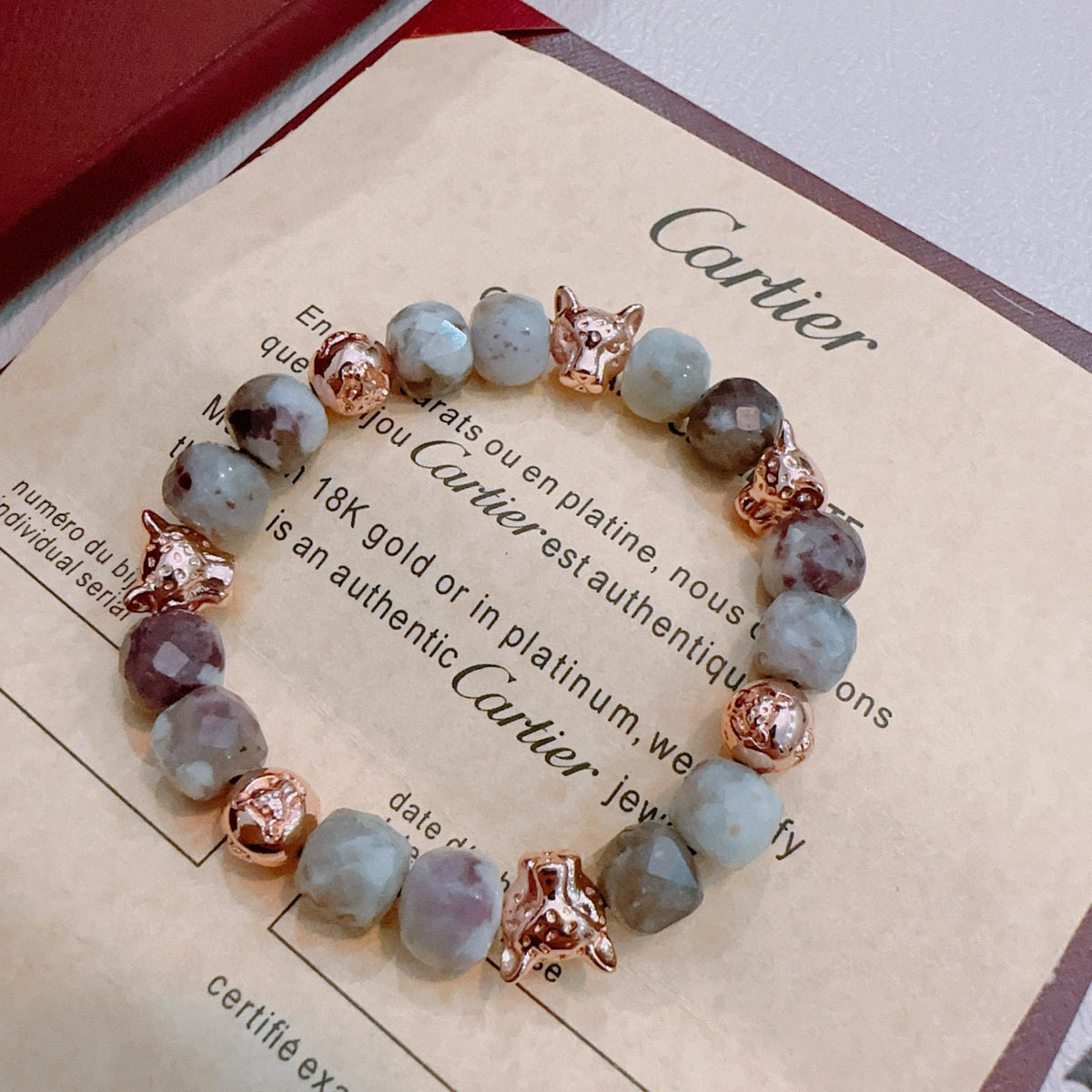 Martin Graham bracelet in polished metal-tone – side detail