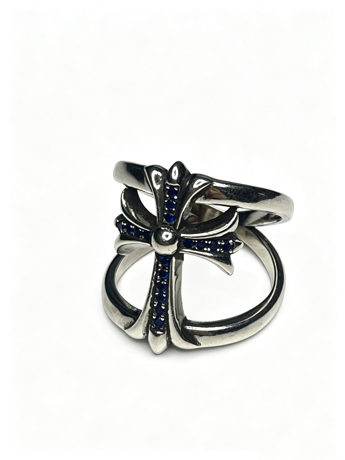 Martin Graham ring in polished metal-tone – side detail