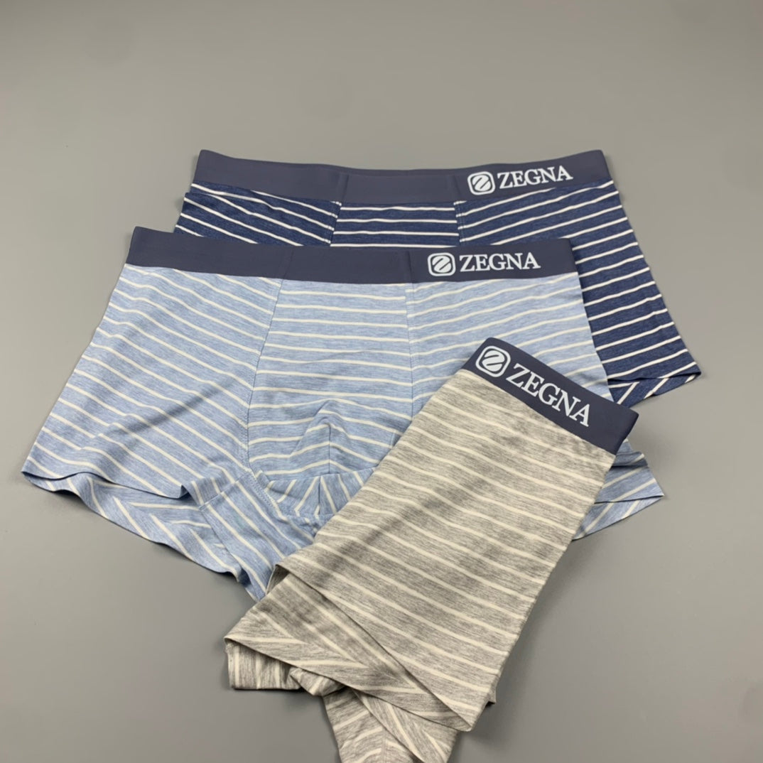 Zegna Men's Boxer Briefs - 3-Piece Box - Sizes L-XXXL