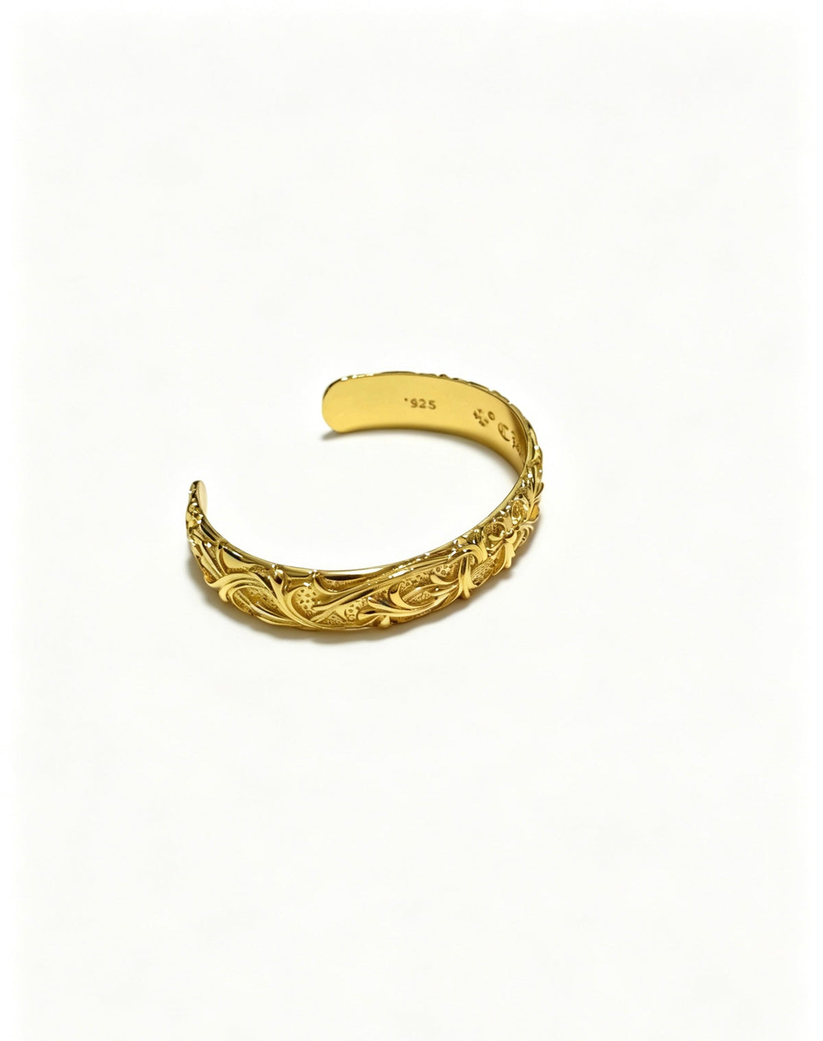 Martin Graham bracelet in polished metal-tone – side detail