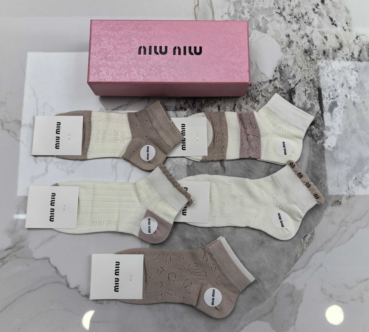 Miu Miu Modal Socks – 5-Pair Pack