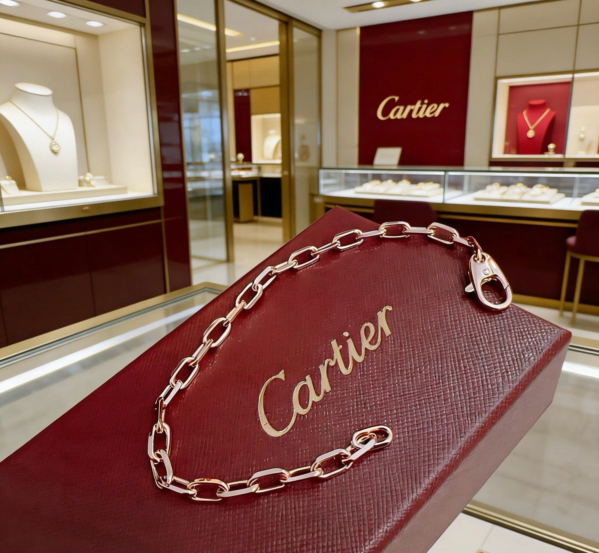 Martin Graham bracelet in polished metal-tone – side detail