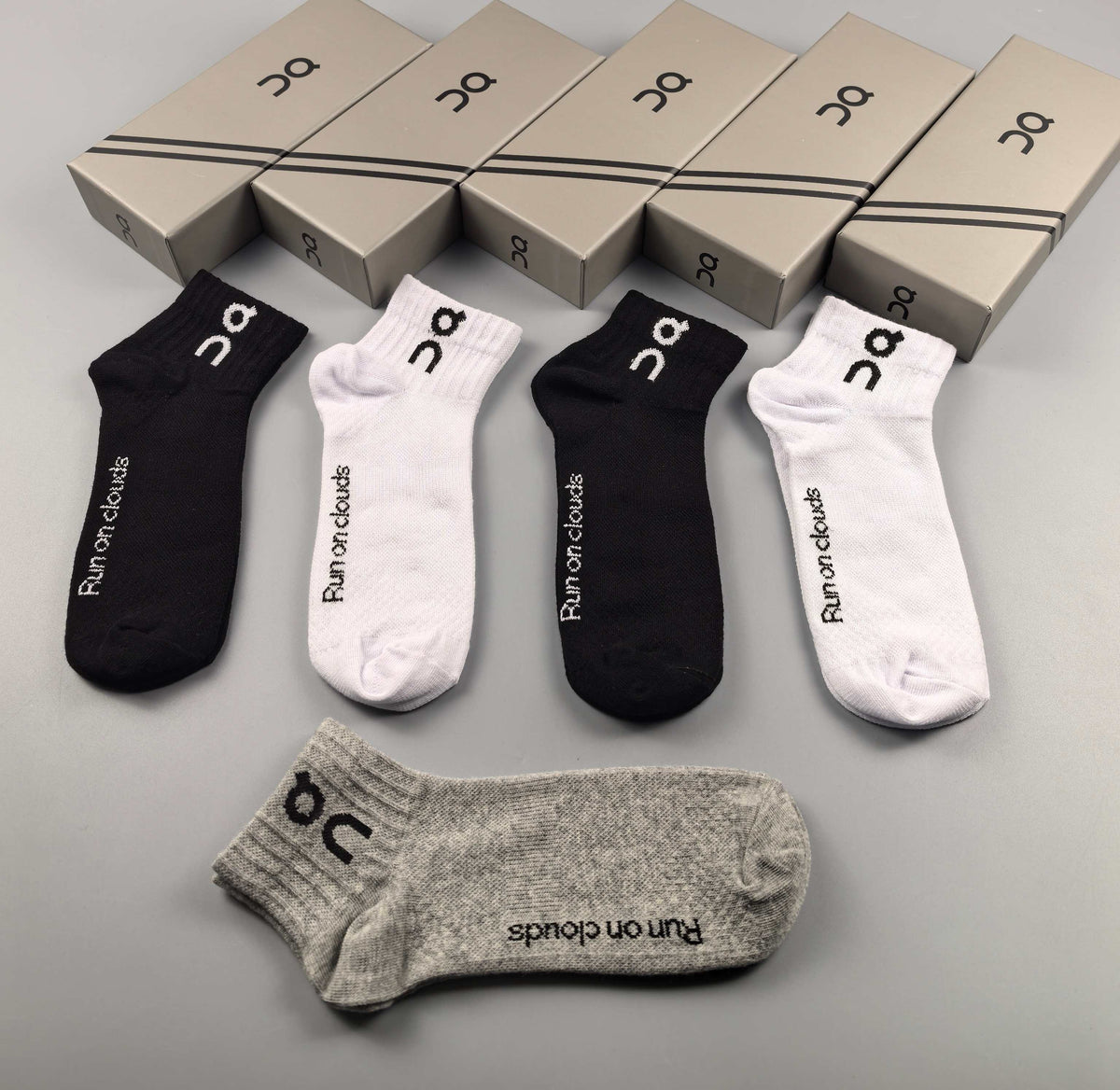 On Cotton Socks - 5-Pair Set