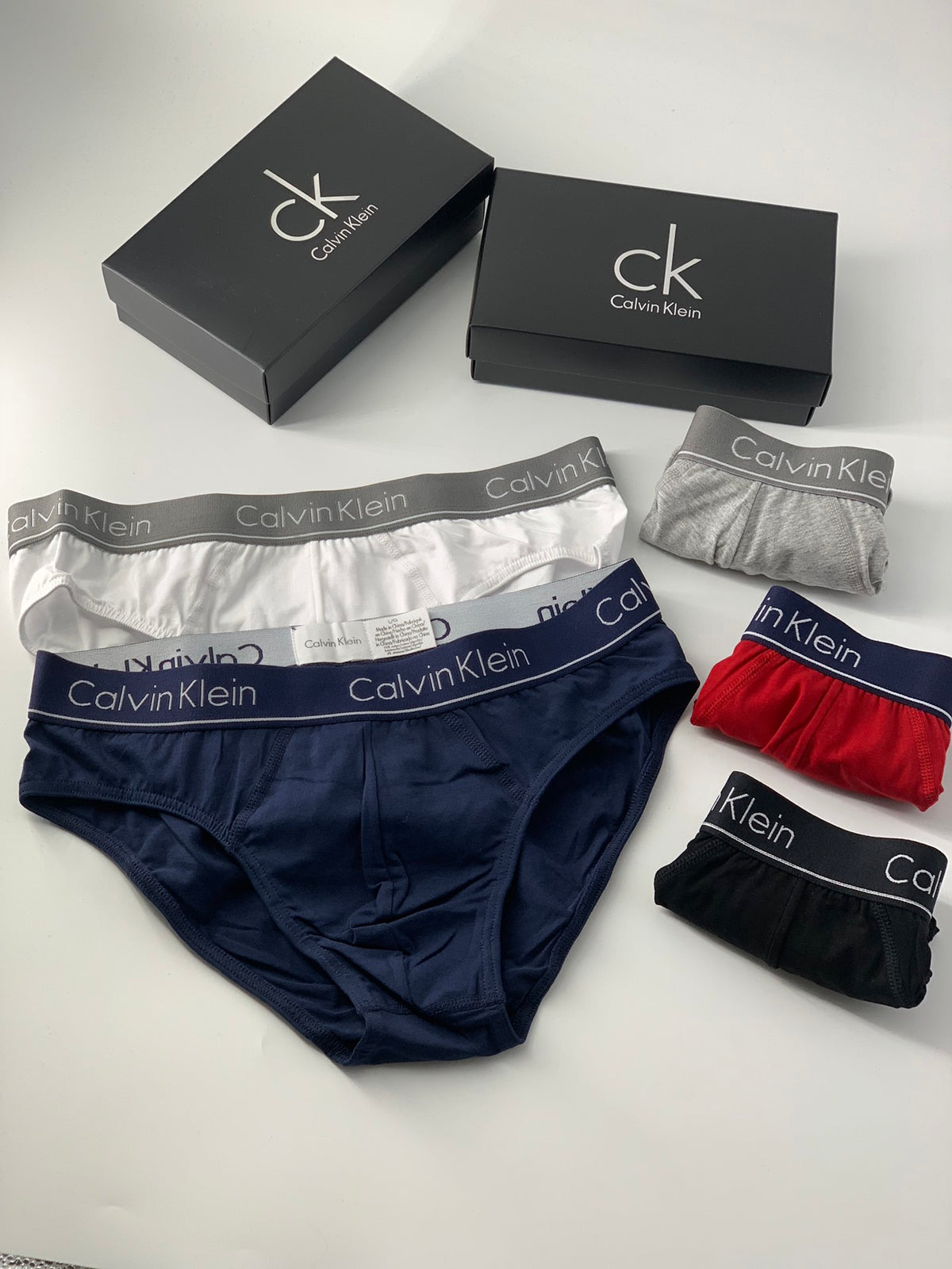 Calvin Klein Broad Logo Waistbands Men's Briefs - 3-Piece Box
