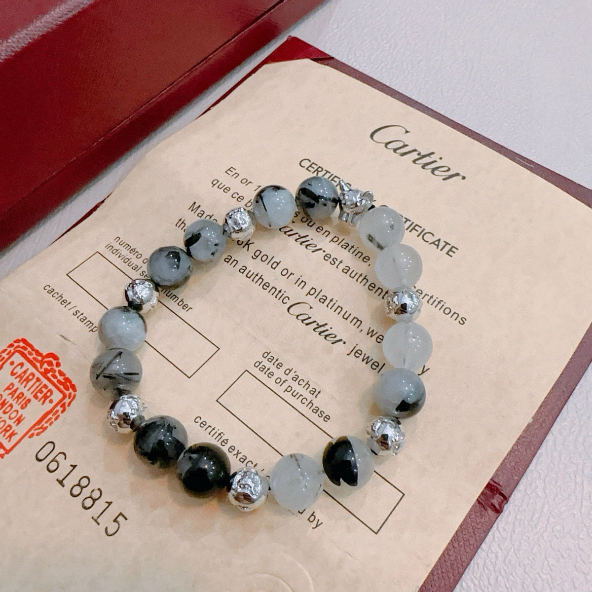 Martin Graham bracelet in polished metal-tone – side detail