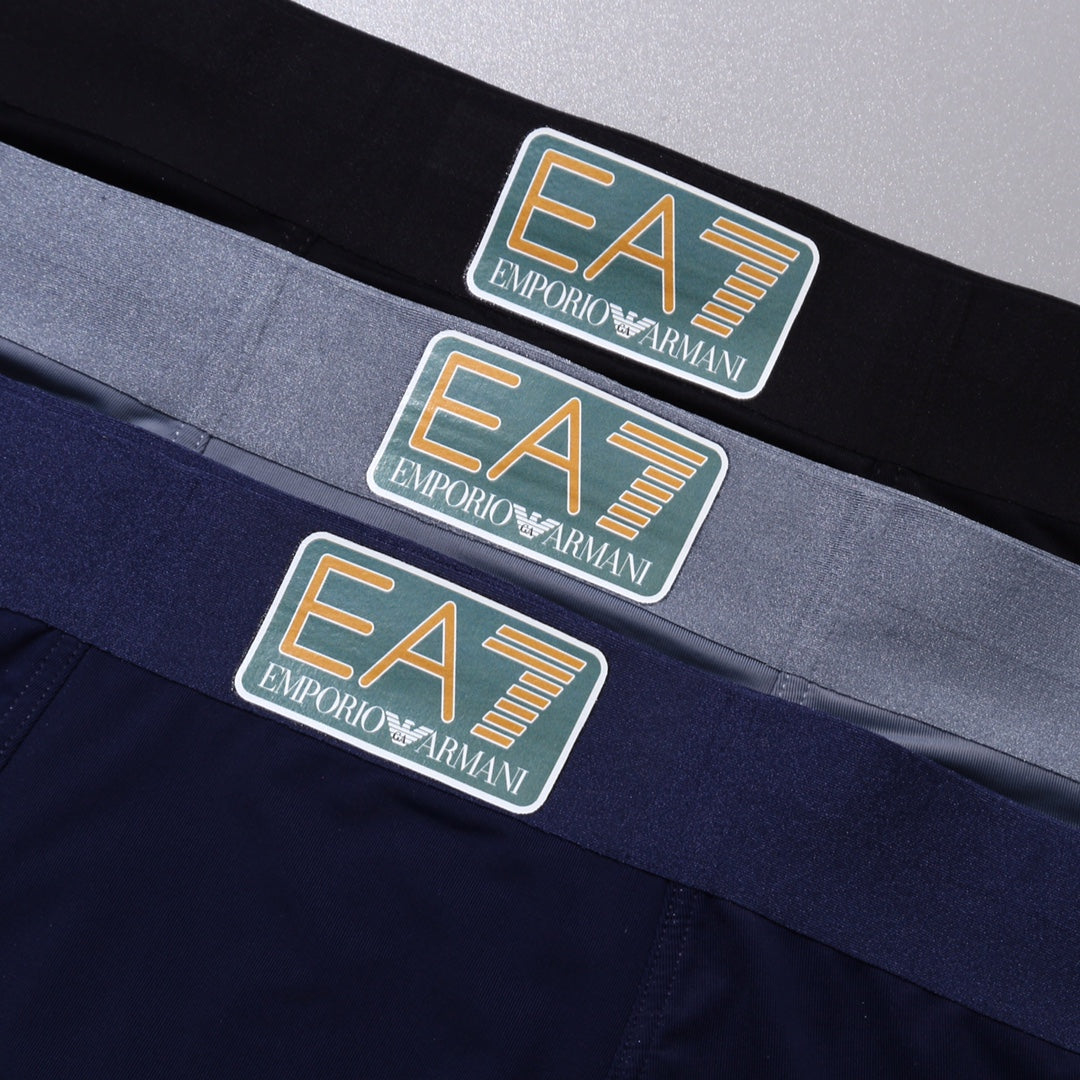 Emporio Armani EA7 Cotton-Blend Boxer Briefs - Box of 3