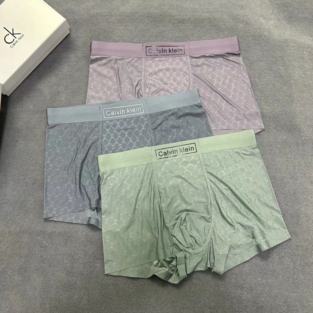 Calvin Klein Tonal Logo Waistbands Men's Boxer Briefs - 3-Piece Box