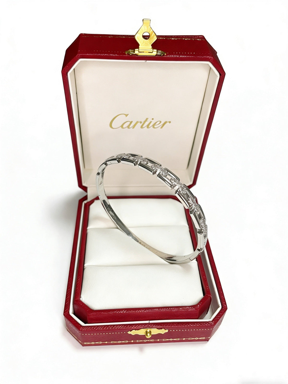 Martin Graham bracelet in polished metal-tone – side detail