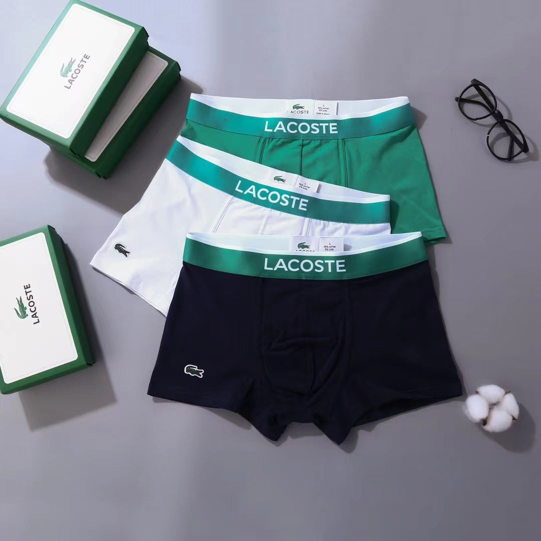 Lacoste Crocodile Details Men's Boxer Briefs