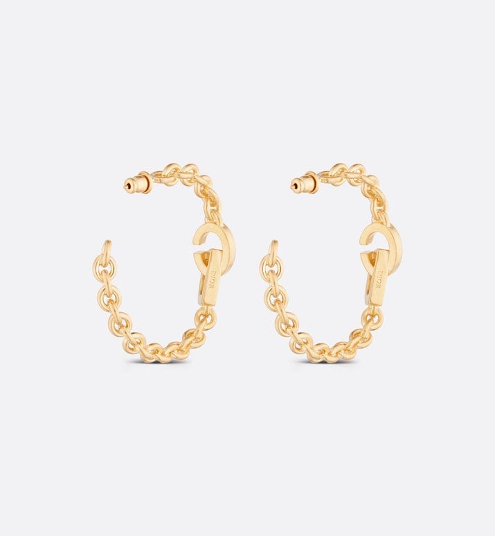 Martin Graham earrings in polished metal-tone – side detail