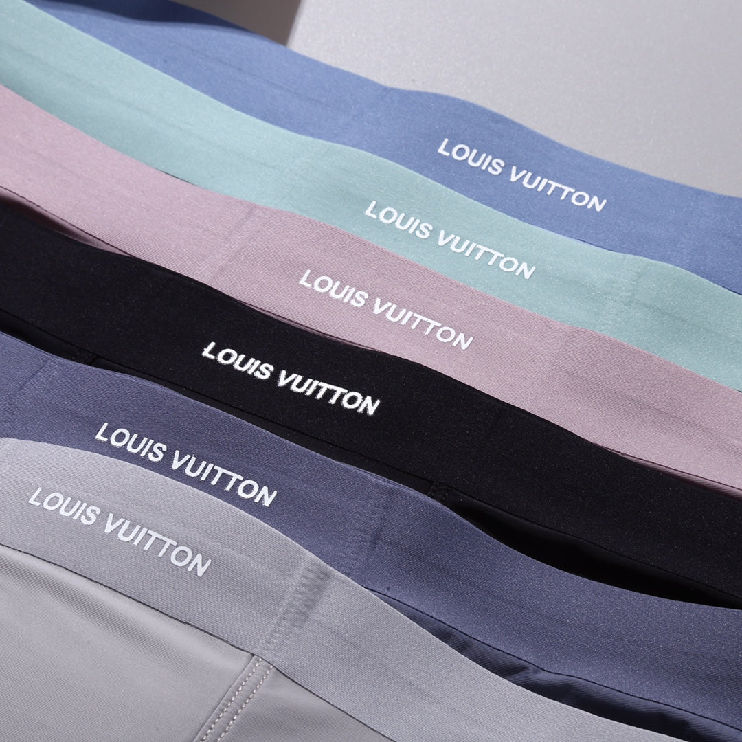Louis Vuitton Nylon-Blend Character Detail Men's Boxer Briefs - 3-Piece Box