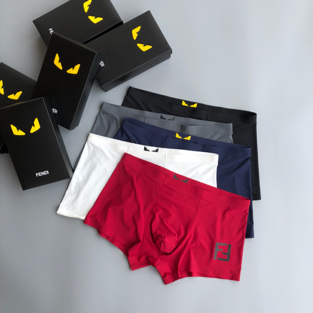 Fendi Monster-Eye Silky-Knit Boxer Briefs