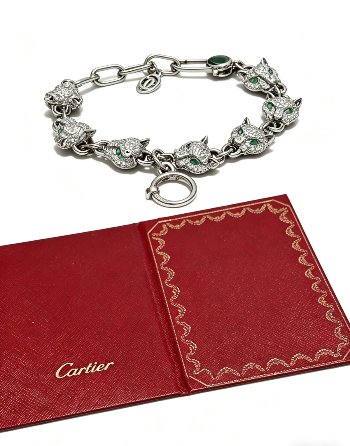 Martin Graham bracelet in polished metal-tone – side detail