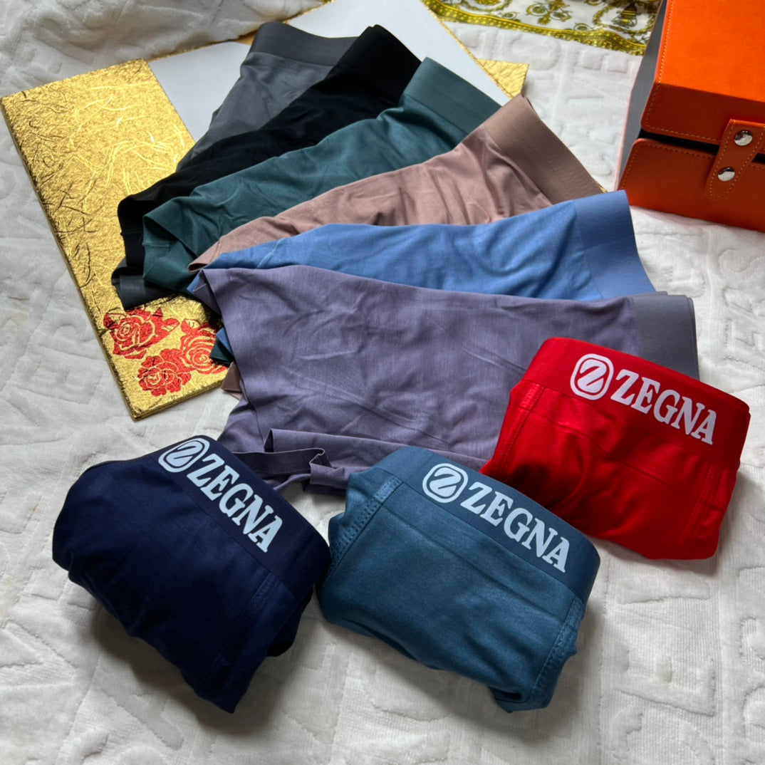 Zegna Modal Men's Boxer Briefs - 3-Piece Box - Sizes L-XXXL