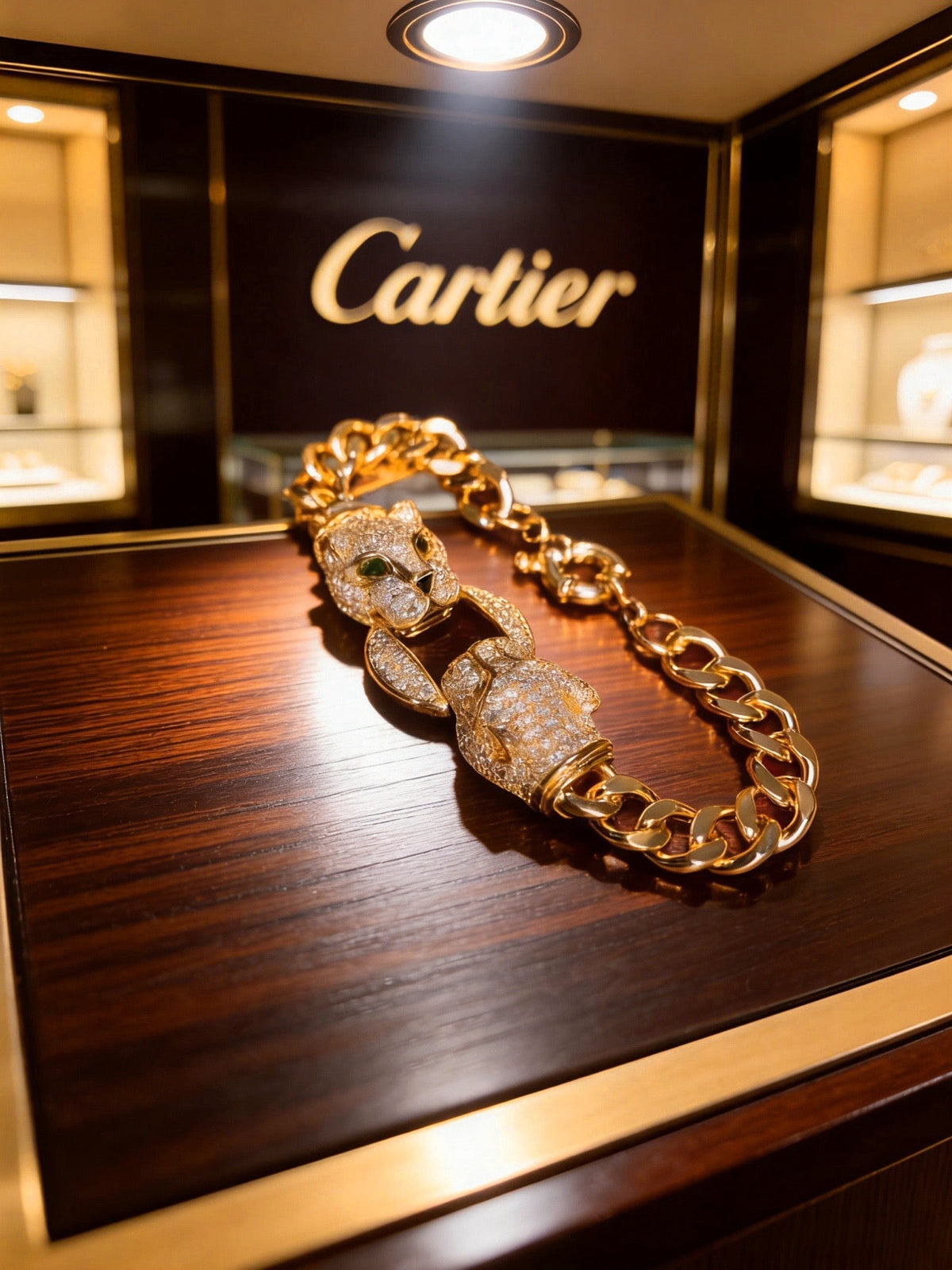Martin Graham bracelet in polished metal-tone – side detail