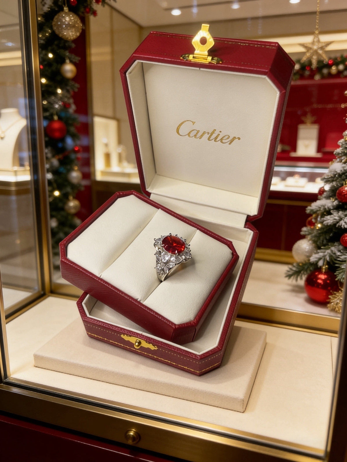 Martin Graham ring in polished metal-tone – side detail